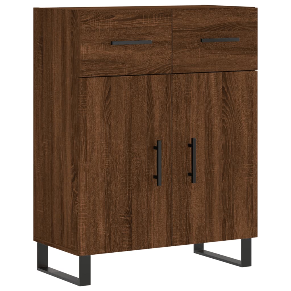 vidaXL Sideboard Brown Oak 69.5x34x90 cm Engineered Wood