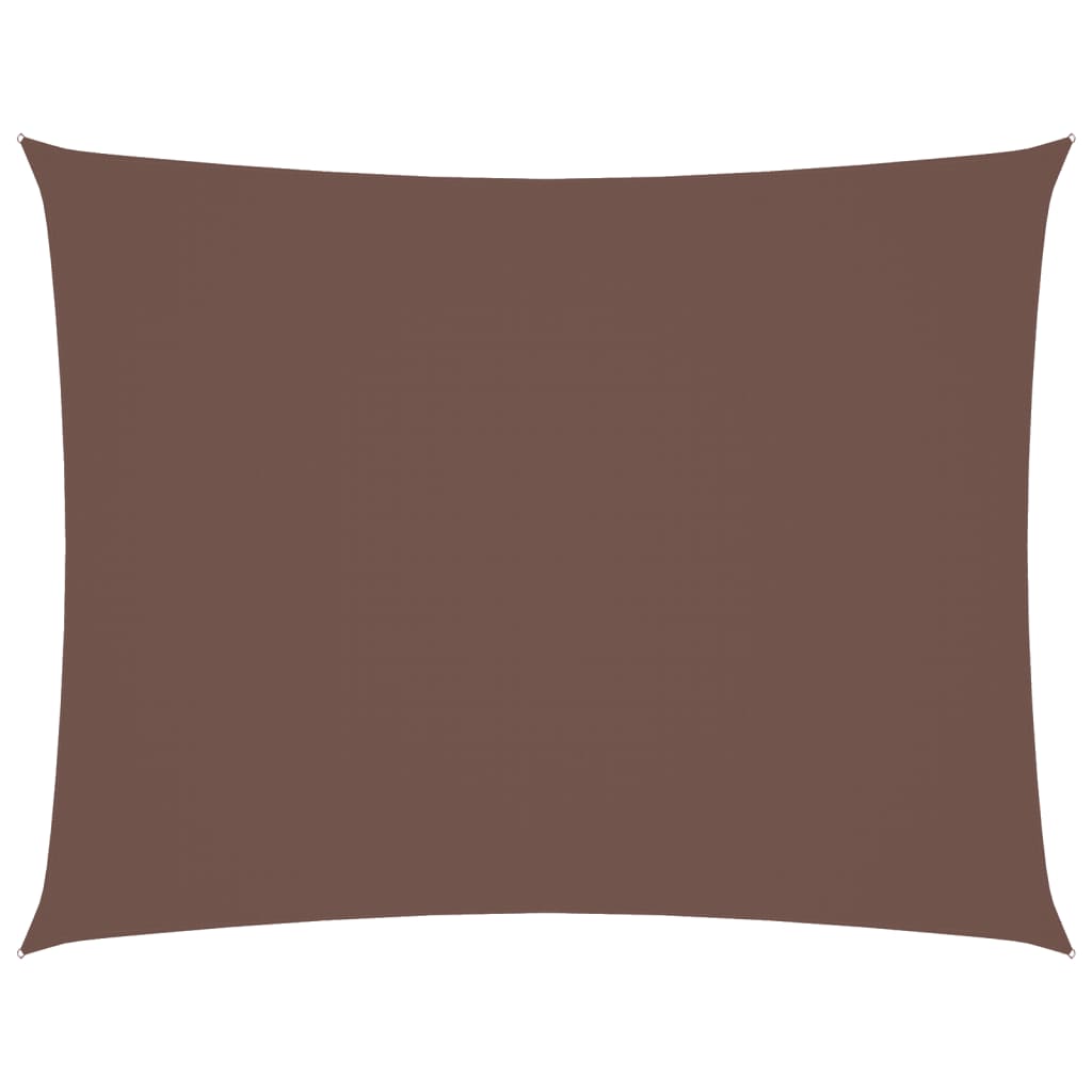 vidaXL Sunshade Sail Oxford Fabric Rectangular 5x6 m Brown