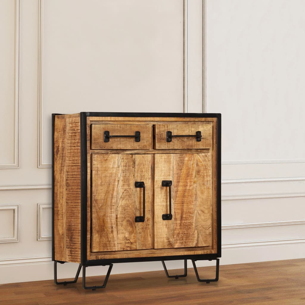 vidaXL Sideboard 65x30x70 cm Solid Mango Wood