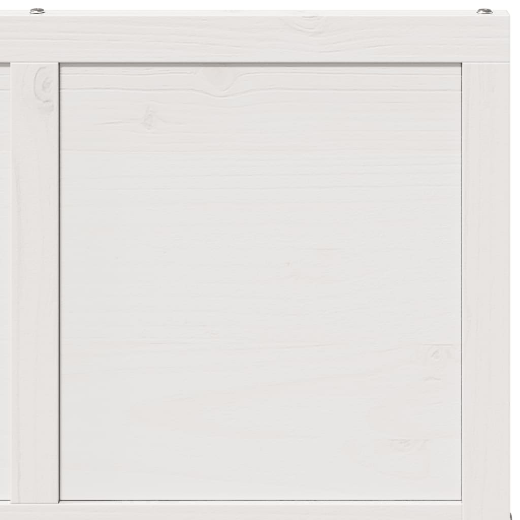 vidaXL Barn Door White 80x208 cm Solid Wood Pine