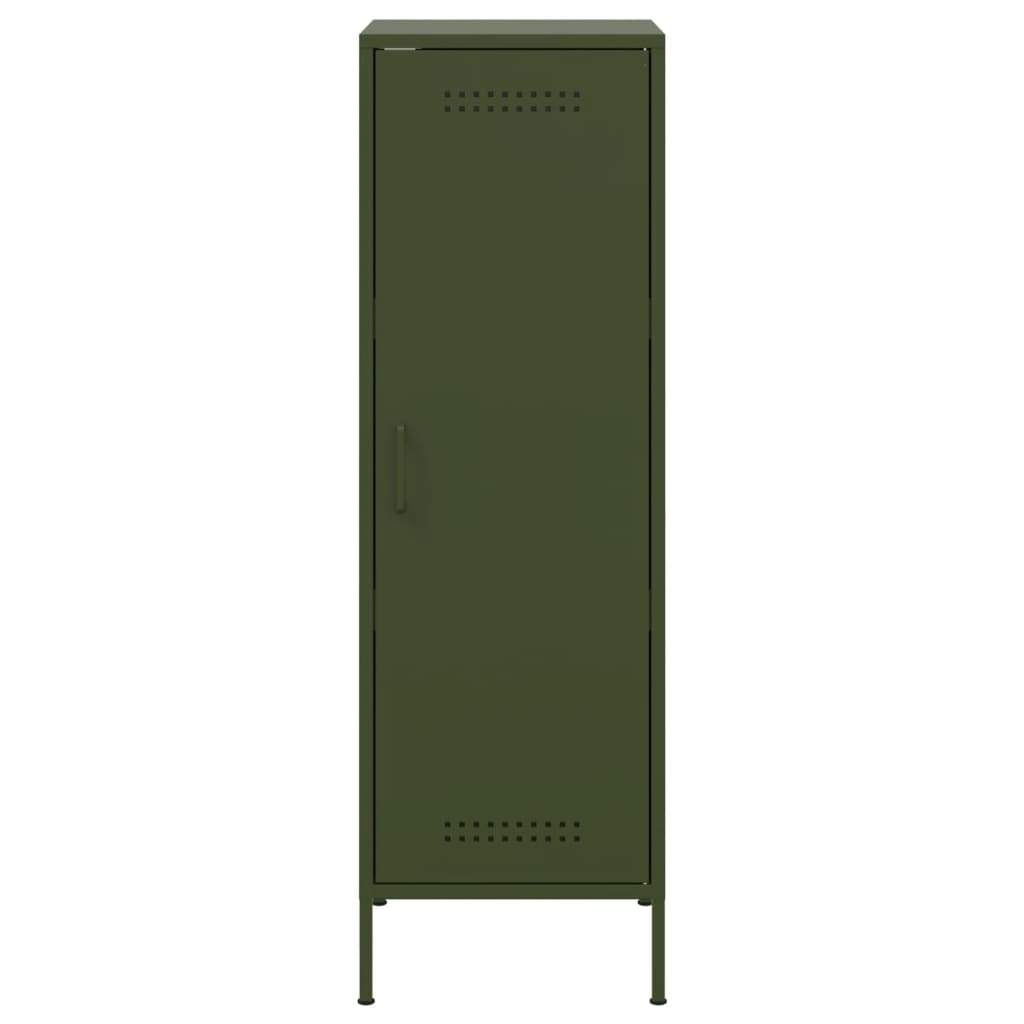 vidaXL Highboard Olive Green 36x39x113 cm Steel