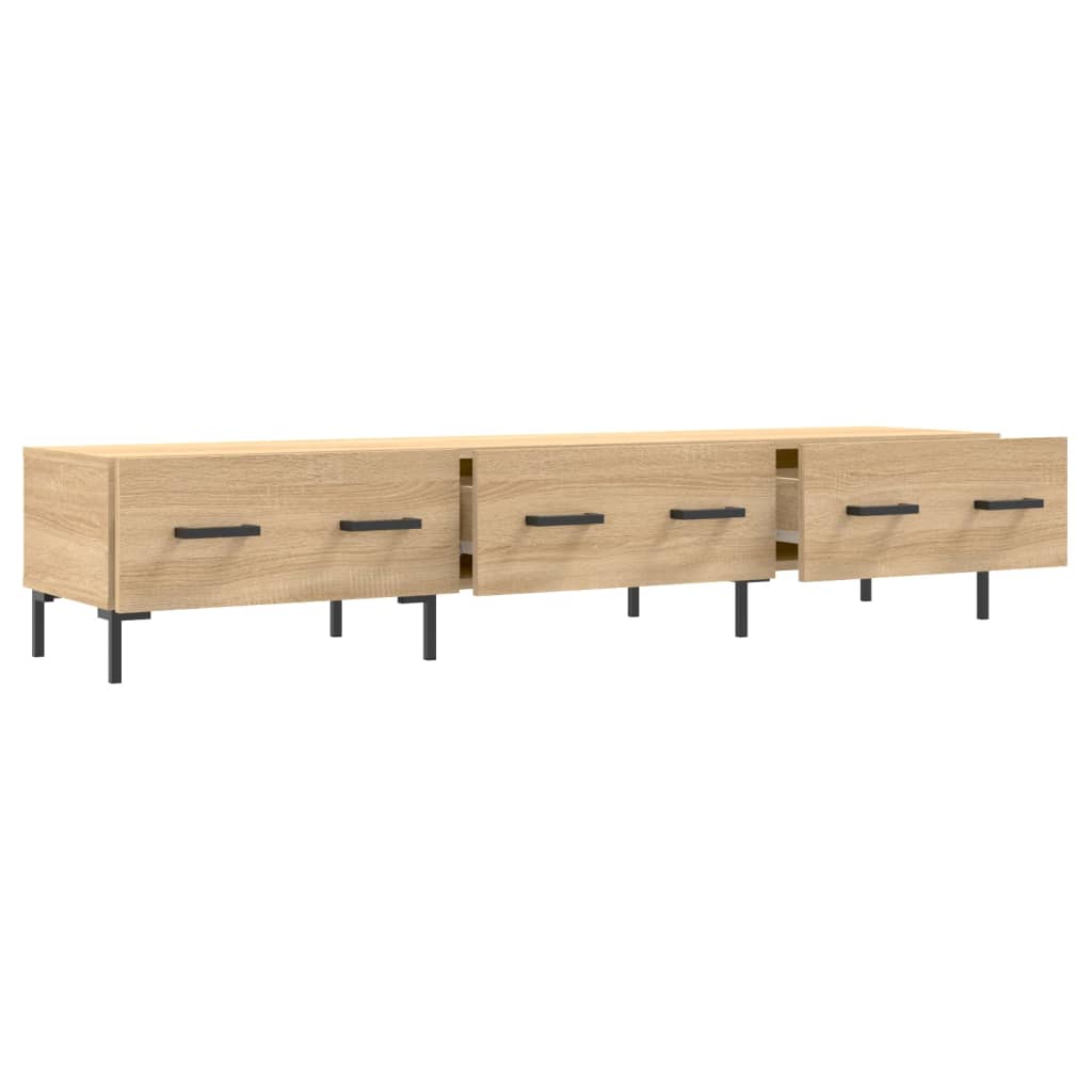 vidaXL TV Cabinet Sonoma Oak 150x36x30 cm Engineered Wood