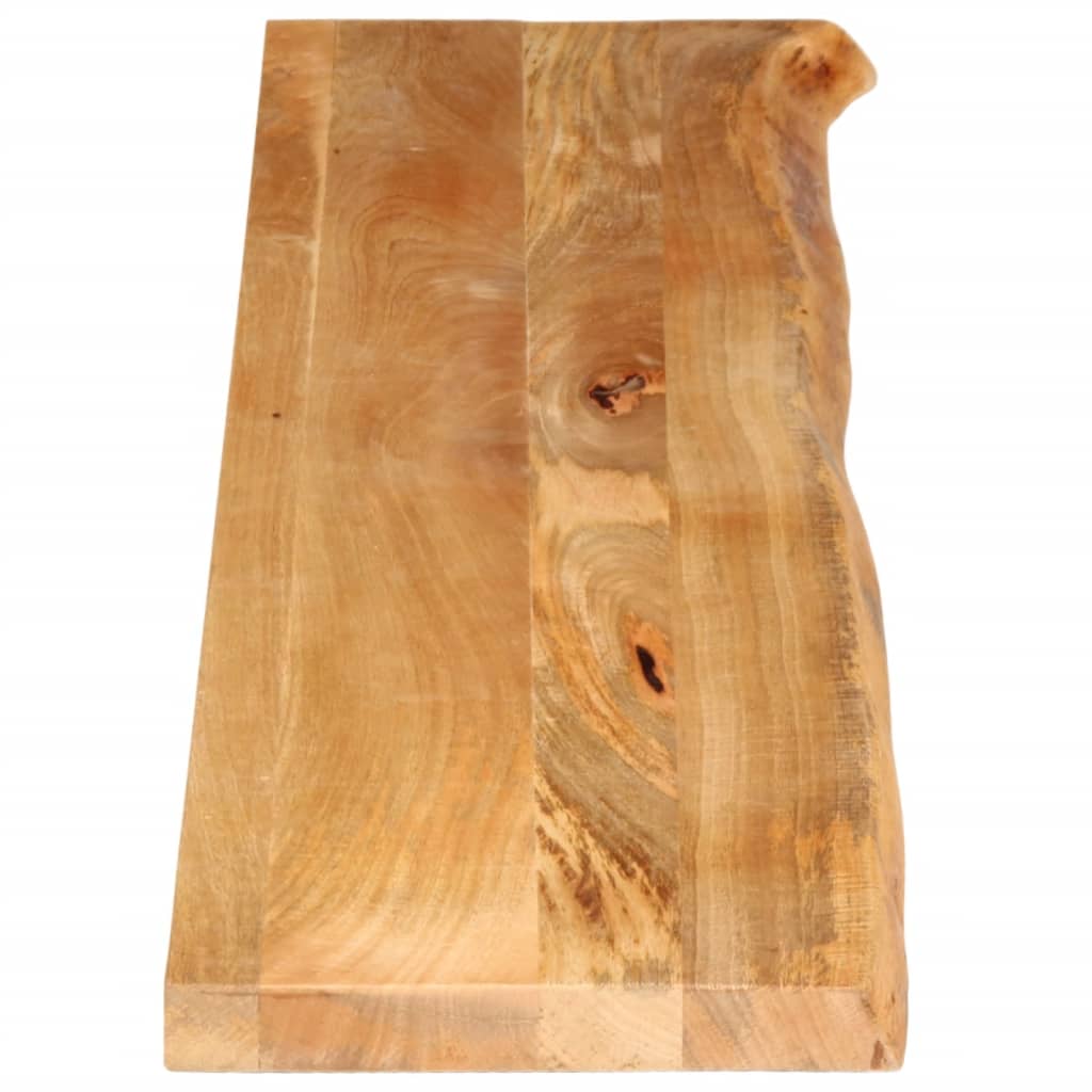 vidaXL Table Top Live Edge 140x40x3.8 cm Solid Wood Mango