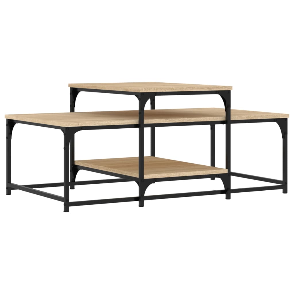 vidaXL Coffee Table Sonoma Oak 102x60x45 cm Engineered Wood