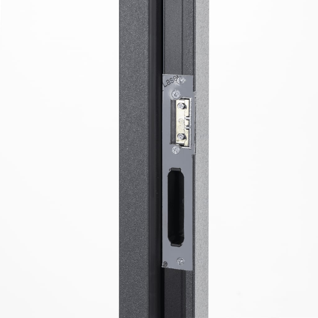 vidaXL Front Door Anthracite 110x207.5 cm Aluminium