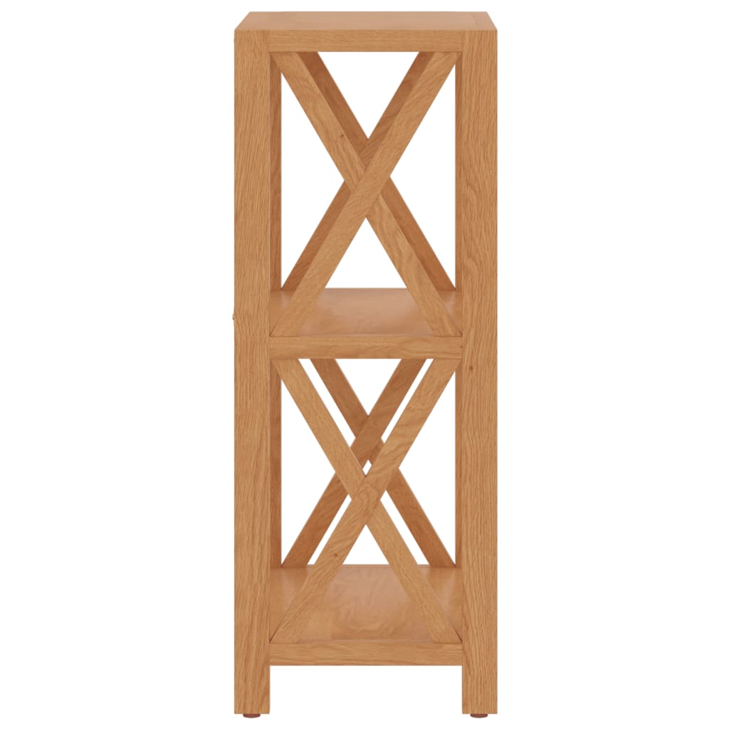 vidaXL 3-Tier Shelf 40x30x78 cm Solid Wood Oak