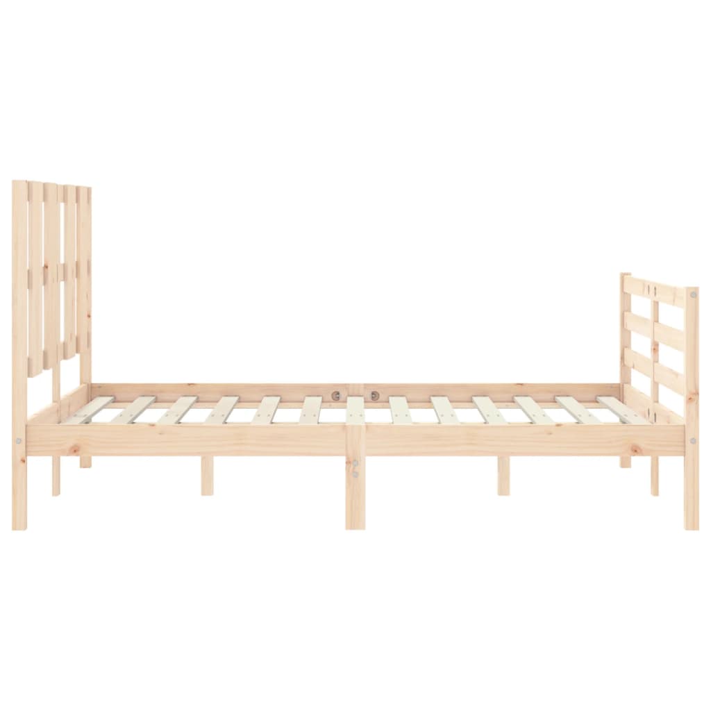 vidaXL Bed Frame without Mattress 120x200 cm Solid Wood