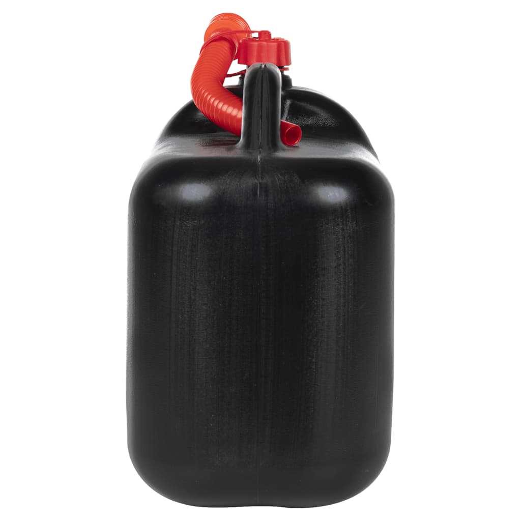 vidaXL Fuel Can with Flexible Spout 3 pcs Black 20 L Plastic