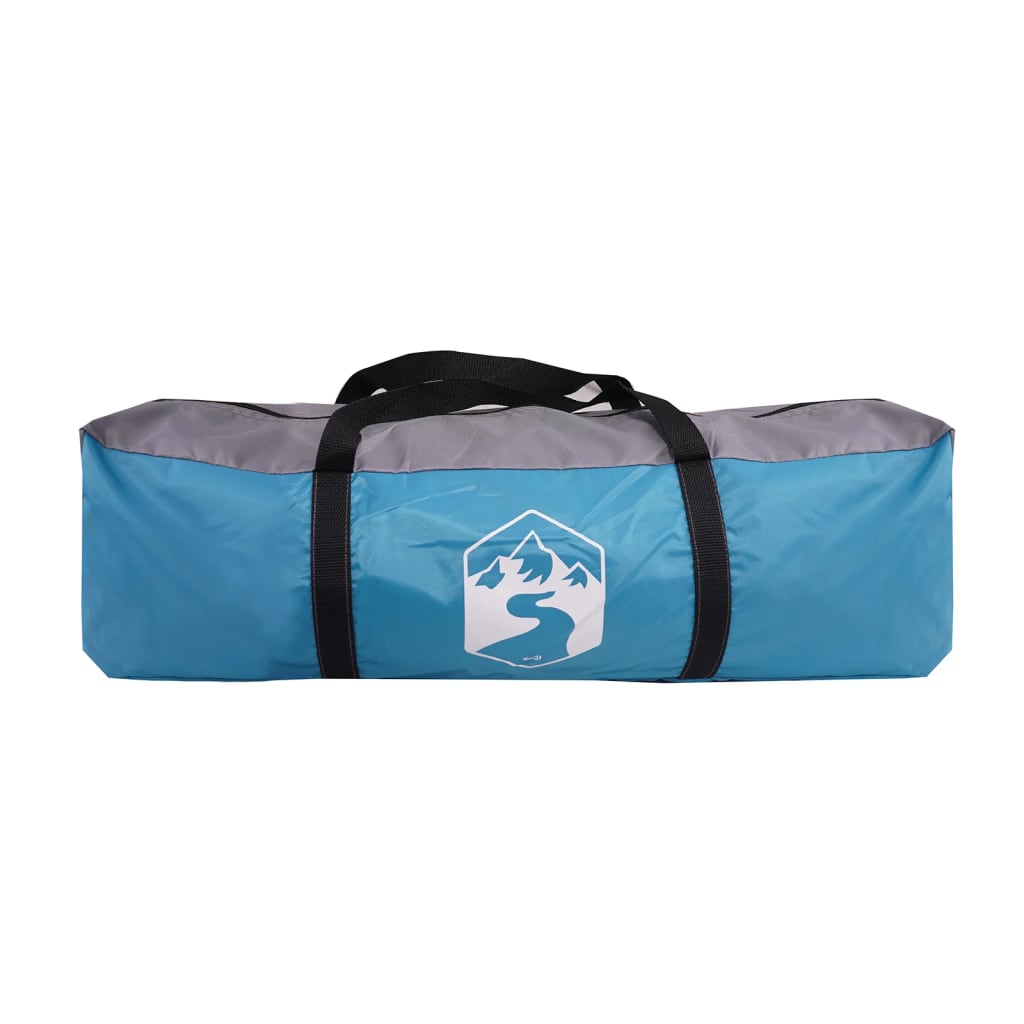 vidaXL Camping Windbreak Blue 366x152x152 cm Waterproof