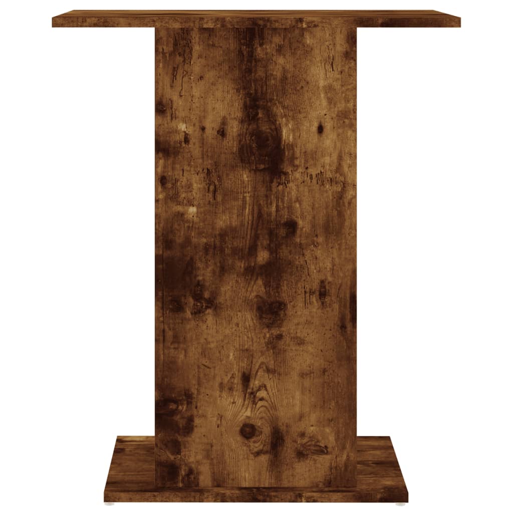 vidaXL Aquarium Stand Smoked Oak 60.5x36x72.5 cm Engineered Wood