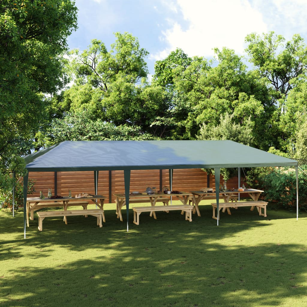 vidaXL Professional Party Tent 4x9 m Green 90 g/m²