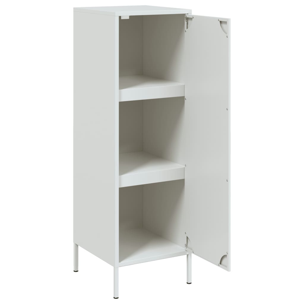 vidaXL Highboard White 36x39x113 cm Steel