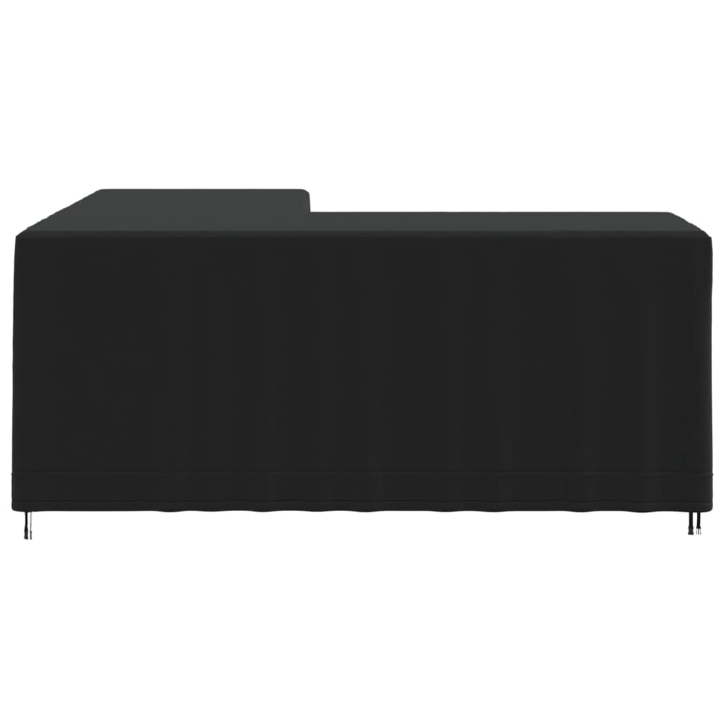 vidaXL L-shaped Sofa Cover Black 215x215x80 cm 420D Oxford