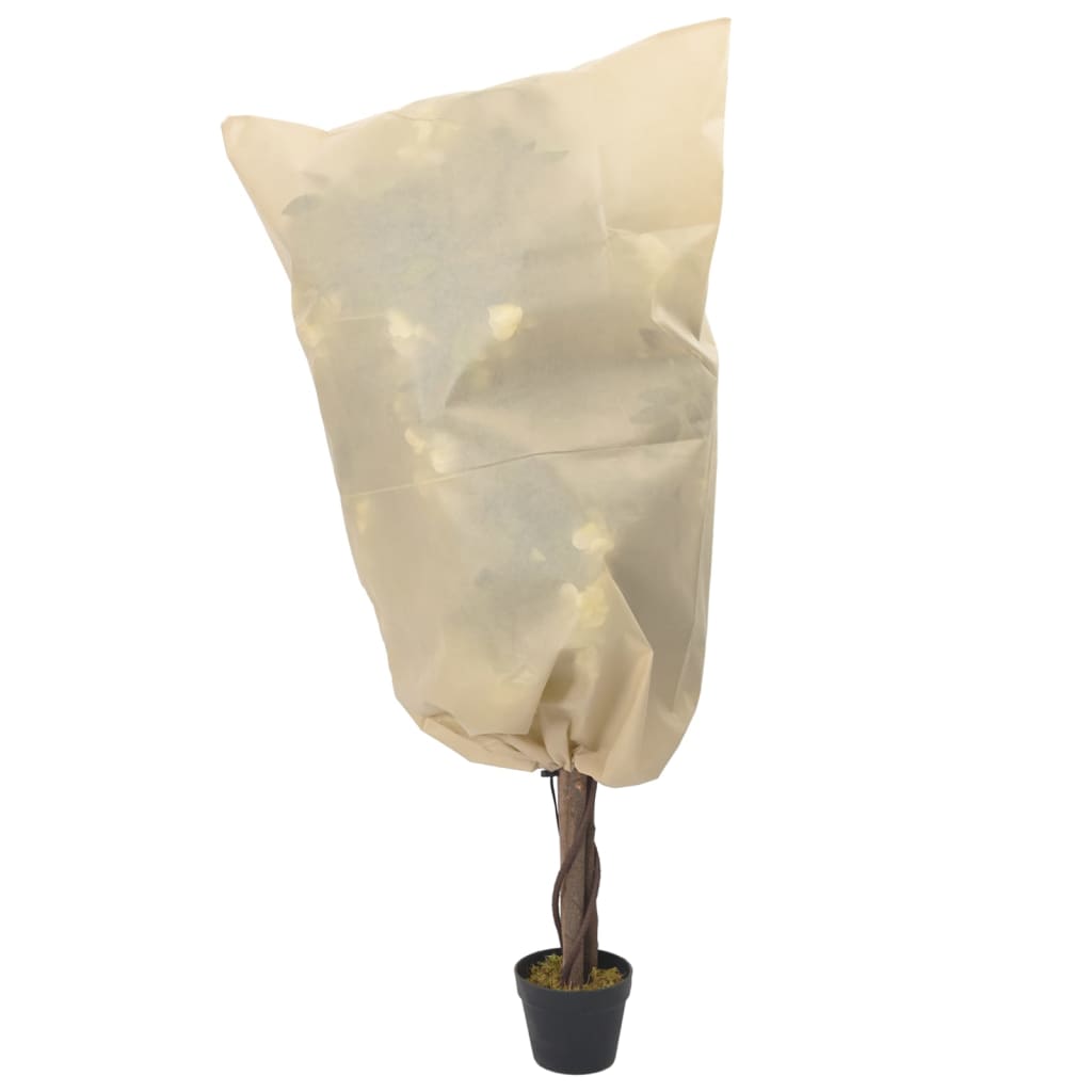 vidaXL Plant Fleece Covers with Drawstring 12 pcs 70 g/m² 0.8x1 m