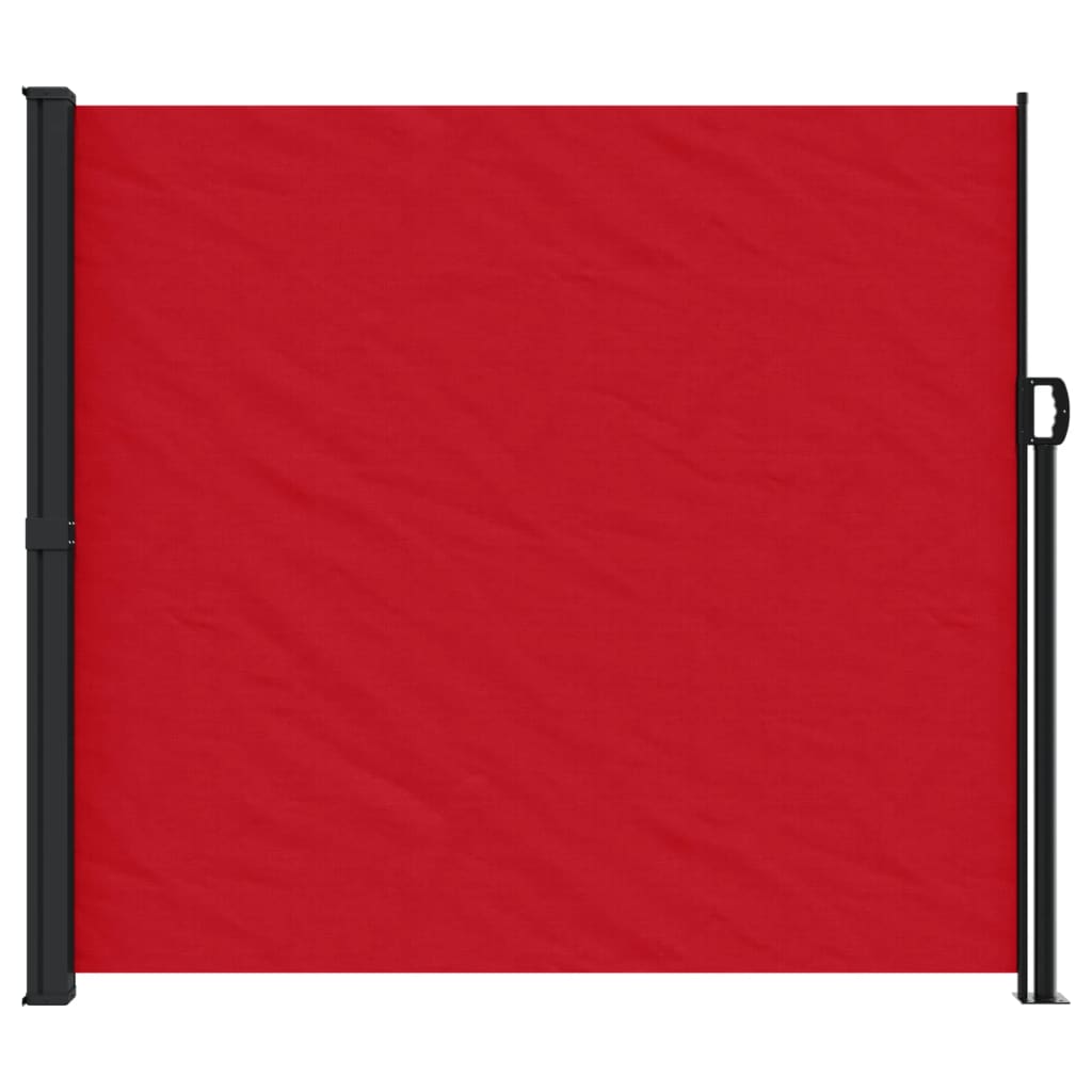 vidaXL Retractable Side Awning Red 180x500 cm