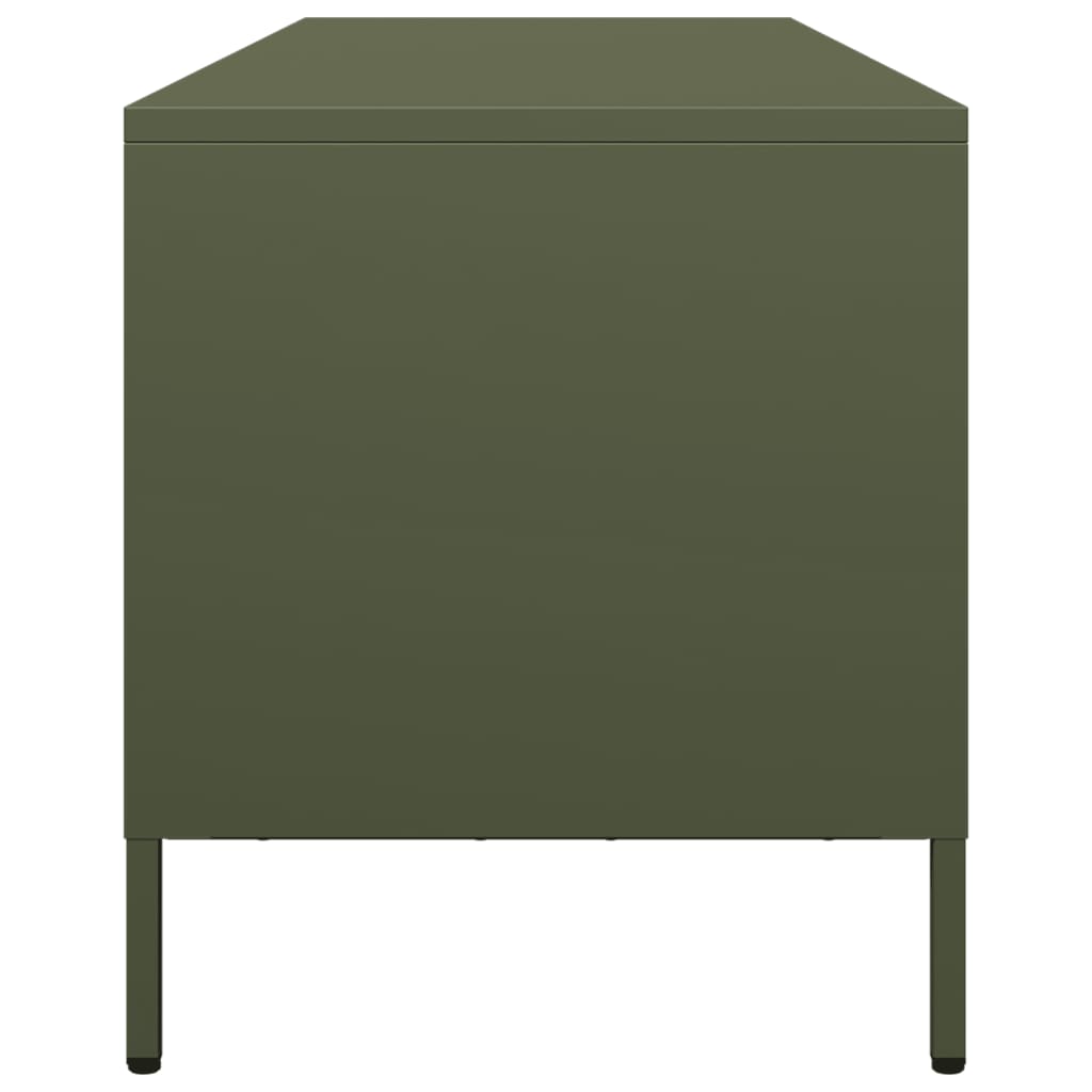 vidaXL TV Cabinet Olive Green 135x39x43.5 cm Cold-rolled Steel