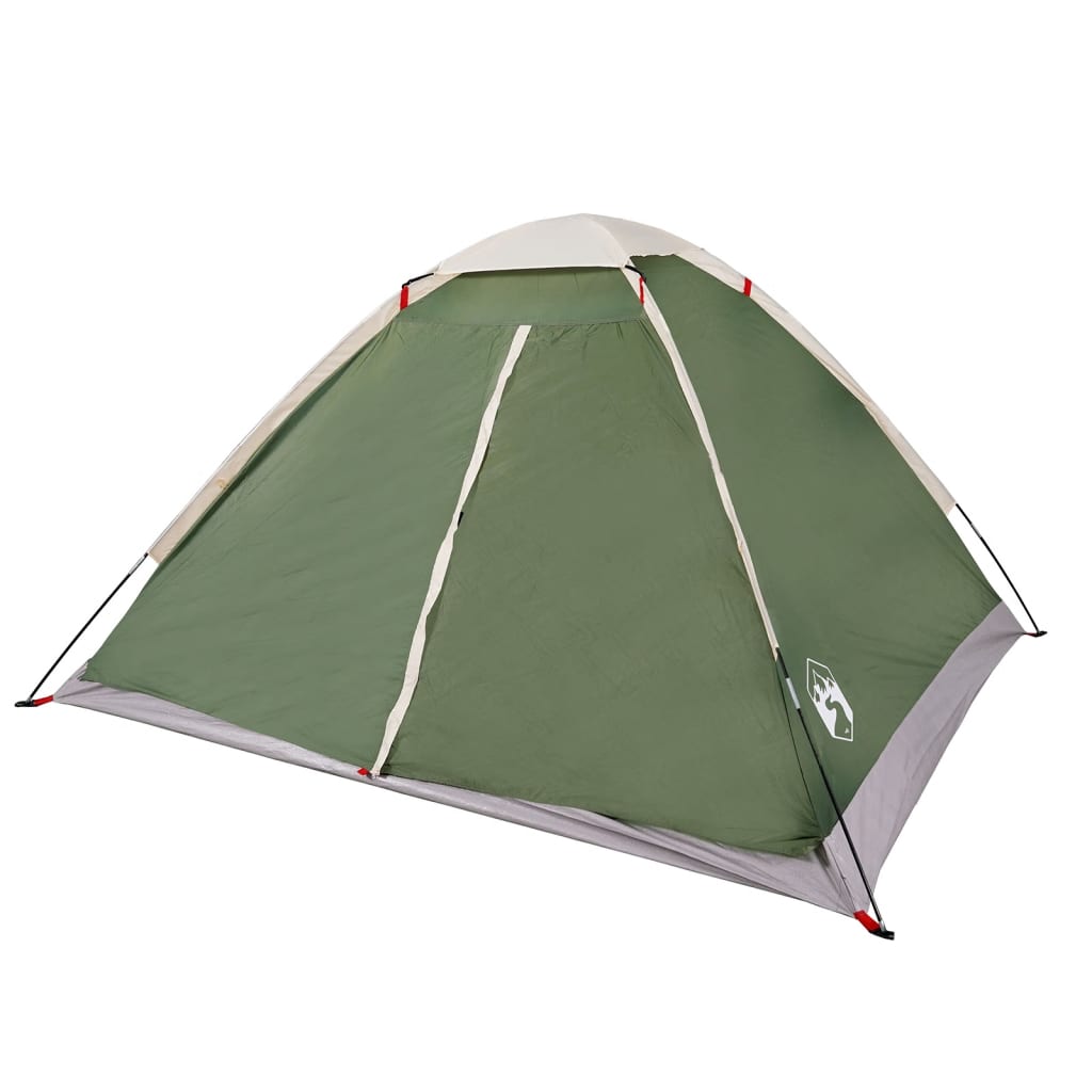 vidaXL Camping Tent Dome 2-Person Green Waterproof