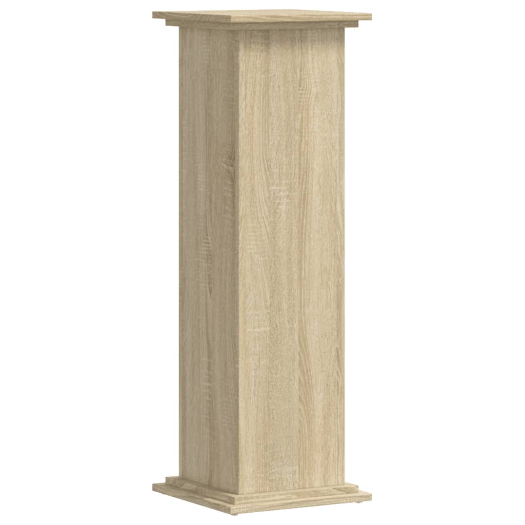 vidaXL Plant Stand Sonoma Oak 33x33x100 cm Engineered Wood