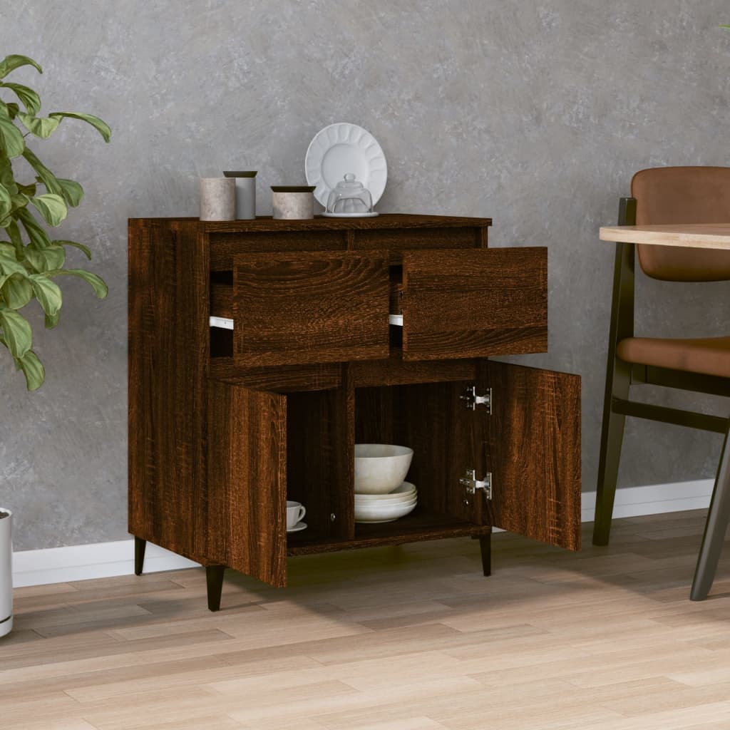 vidaXL Sideboard Brown Oak 60x35x70 cm Engineered Wood