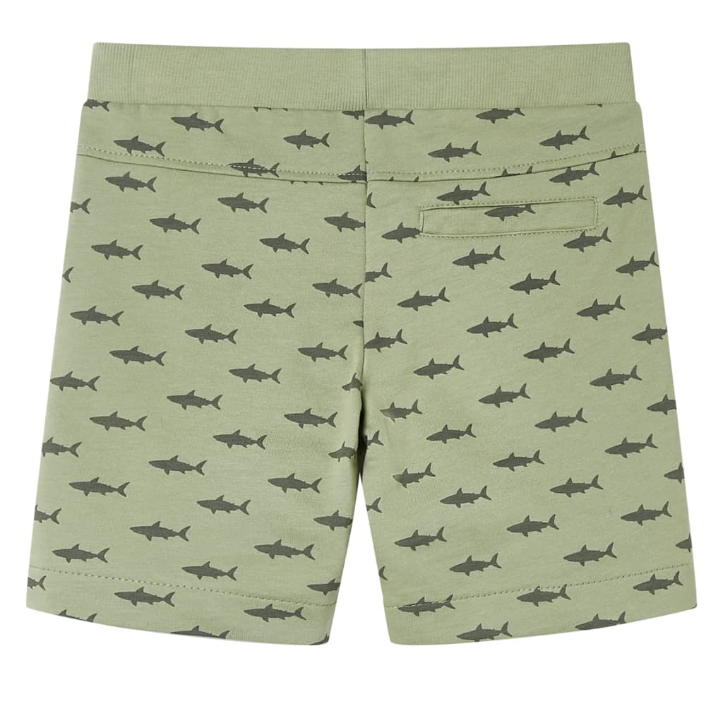 Kids' Shorts with Drawstring Light Khaki 116