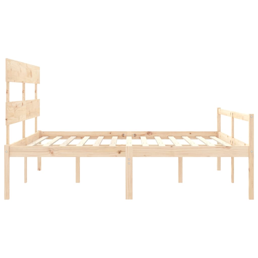 vidaXL Senior Bed without Mattress Super King Size Solid Wood