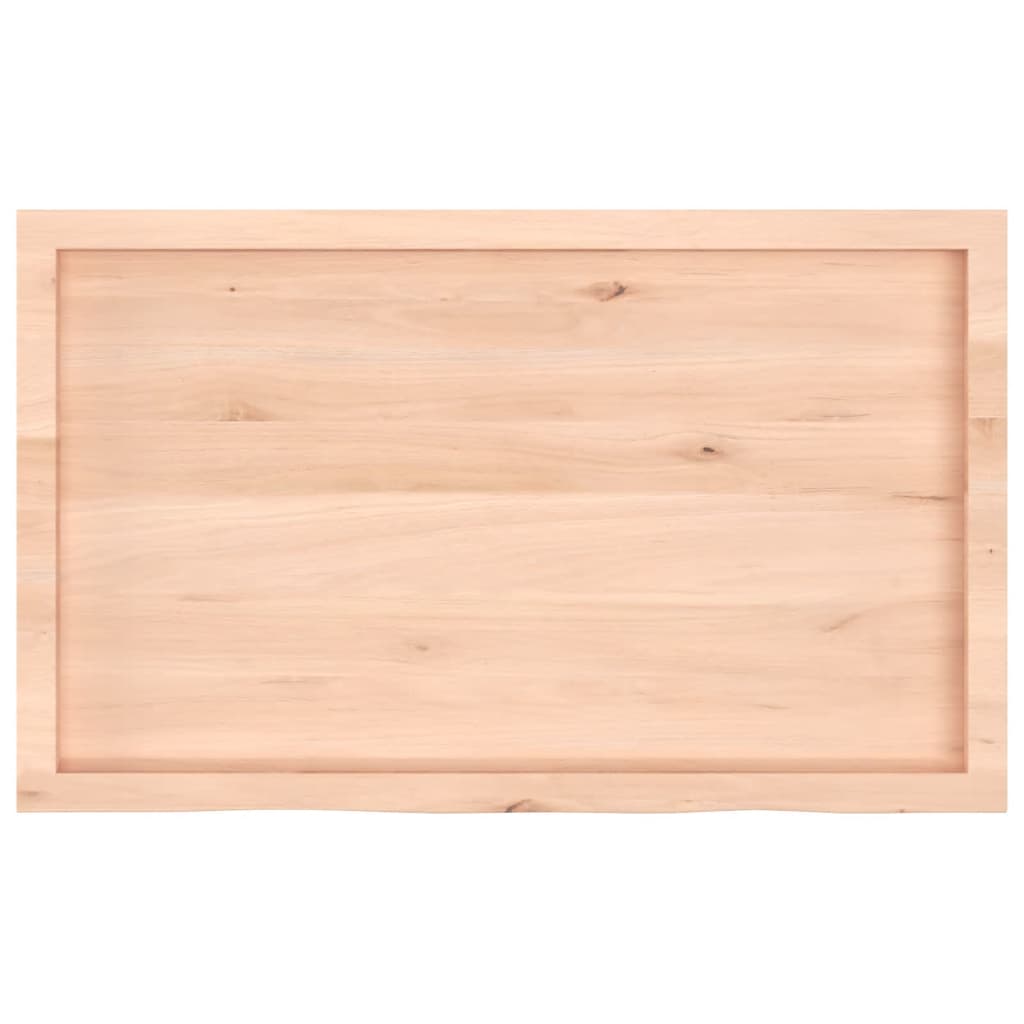 vidaXL Bathroom Countertop 100x60x(2-6) cm Untreated Solid Wood