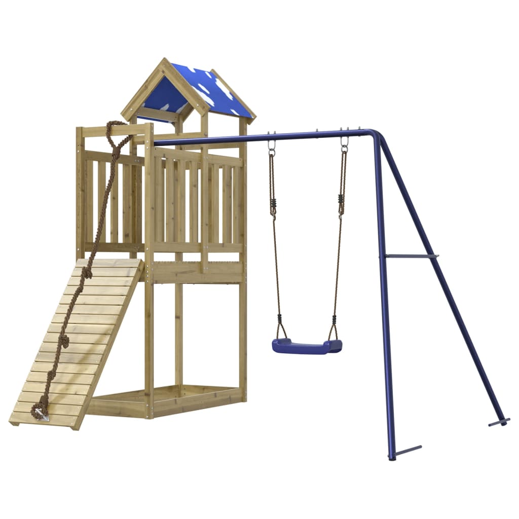 vidaXL Outdoor Playset Impregnated Wood Pine