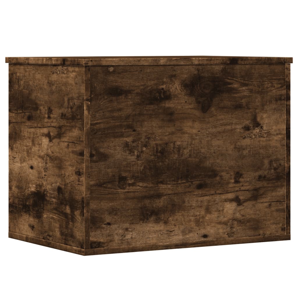 vidaXL Storage Box Smoked Oak 60x42x46 cm Engineered Wood