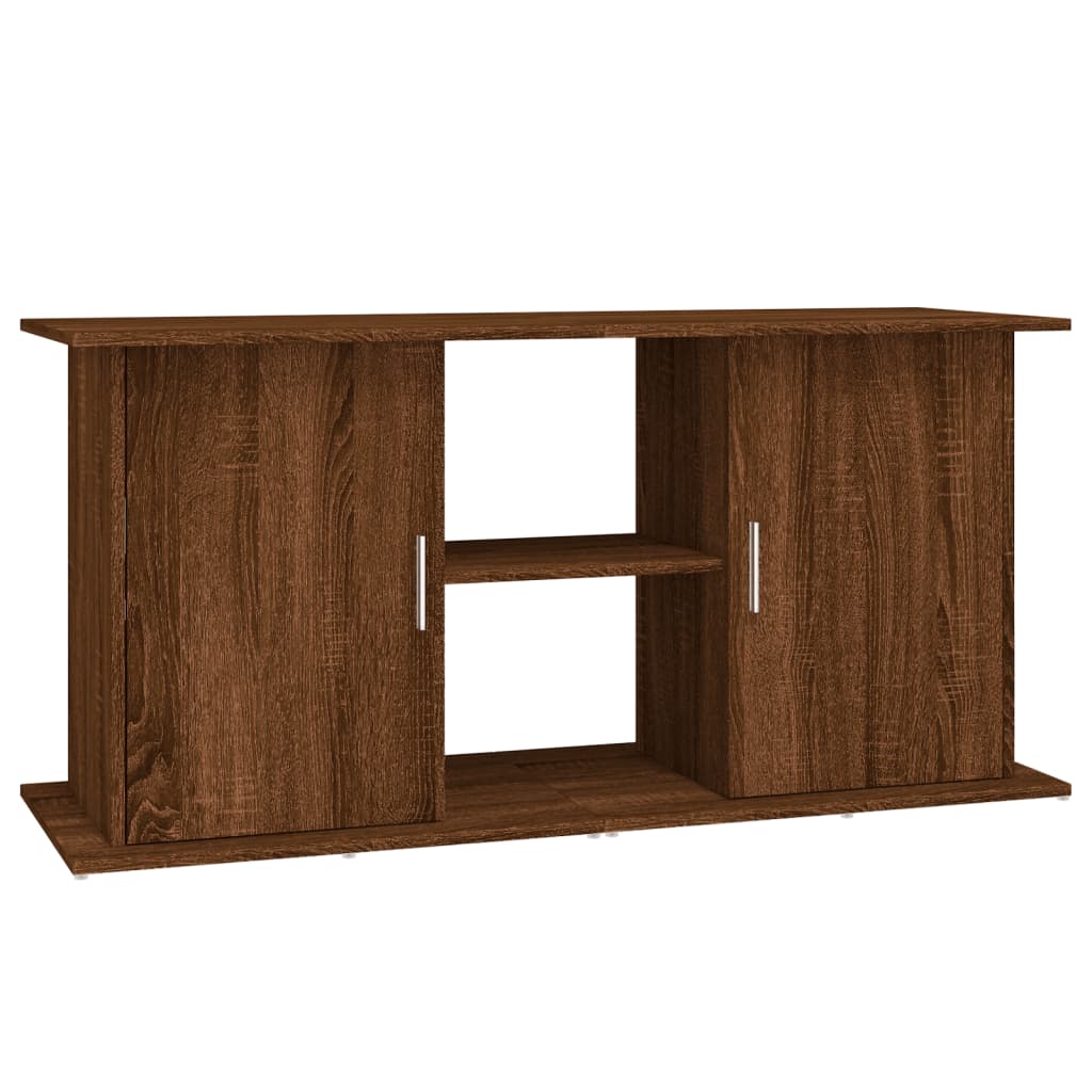 vidaXL Aquarium Stand Brown Oak 121x41x58 cm Engineered Wood