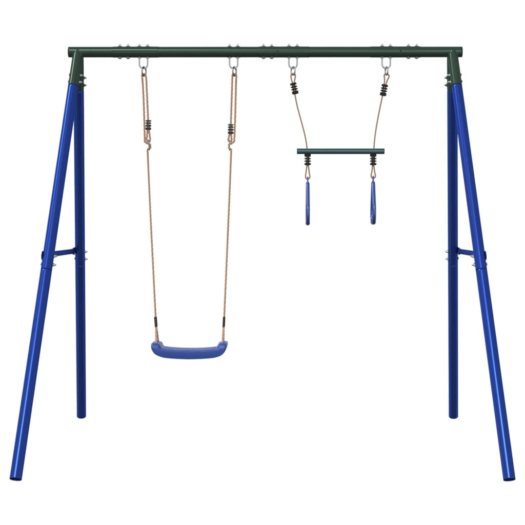 vidaXL Outdoor Swing Set with Swing and Trapeze