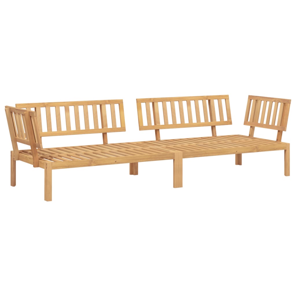 vidaXL Garden Pallet Corner Sofas 2 pcs Solid Wood Acacia