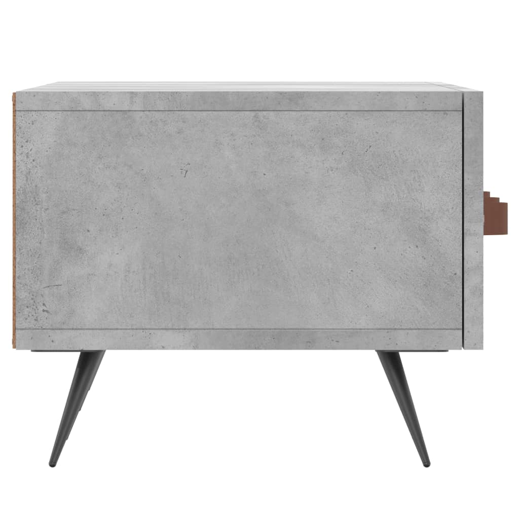 vidaXL TV Cabinet Concrete Grey 150x36x30 cm Engineered Wood