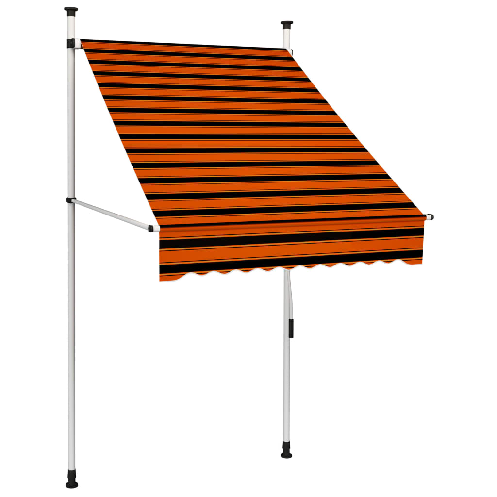 vidaXL Retractable Awning Cream 250x150 cm Fabric and Steel