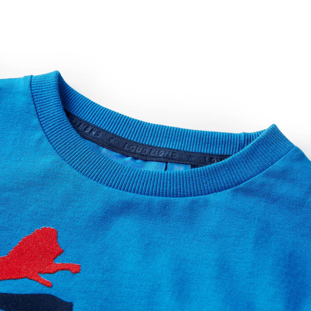 Kids' T-shirt with Long Sleeves Cobalt Blue 104