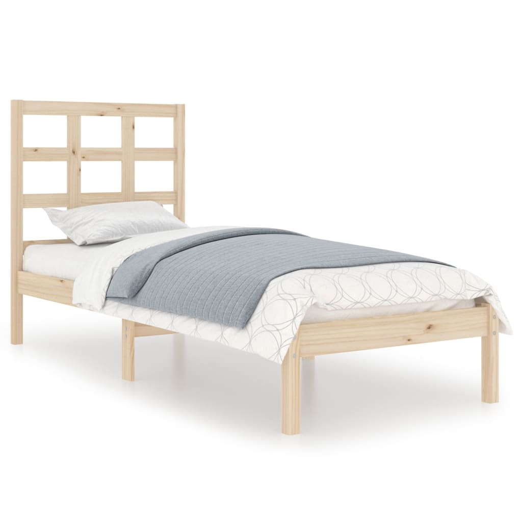 vidaXL Bed Frame without Mattress 100x200 cm Solid Wood