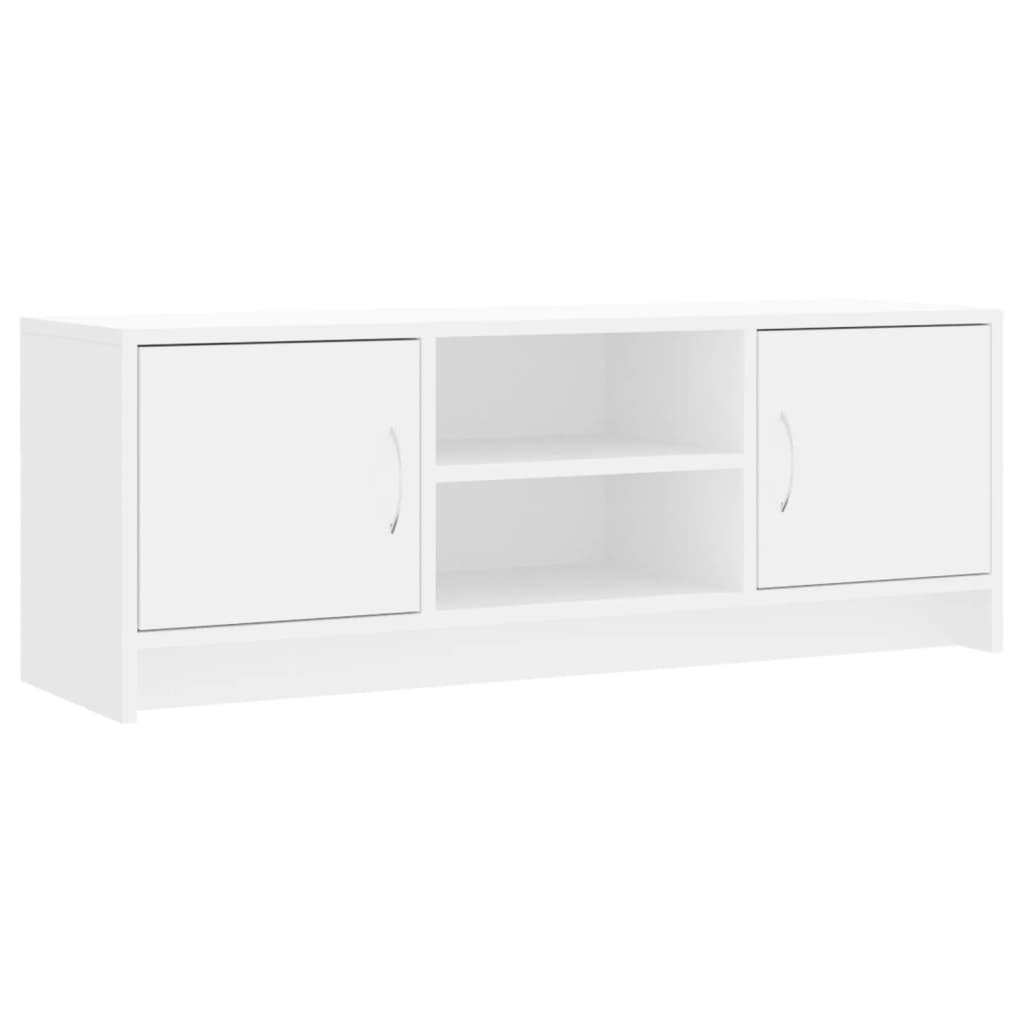 vidaXL TV Cabinet White 102x30x37.5 cm Engineered Wood