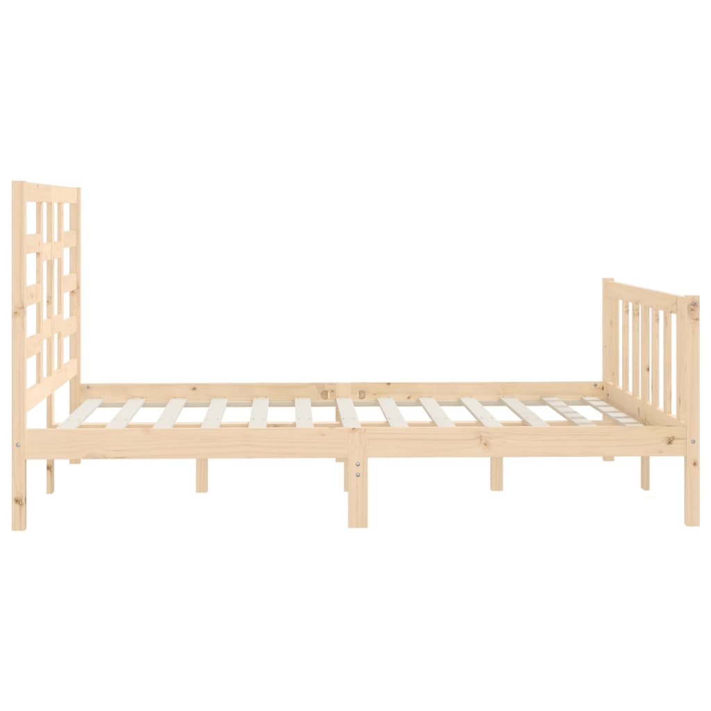 vidaXL Bed Frame without Mattress 160x200 cm Solid Wood Pine