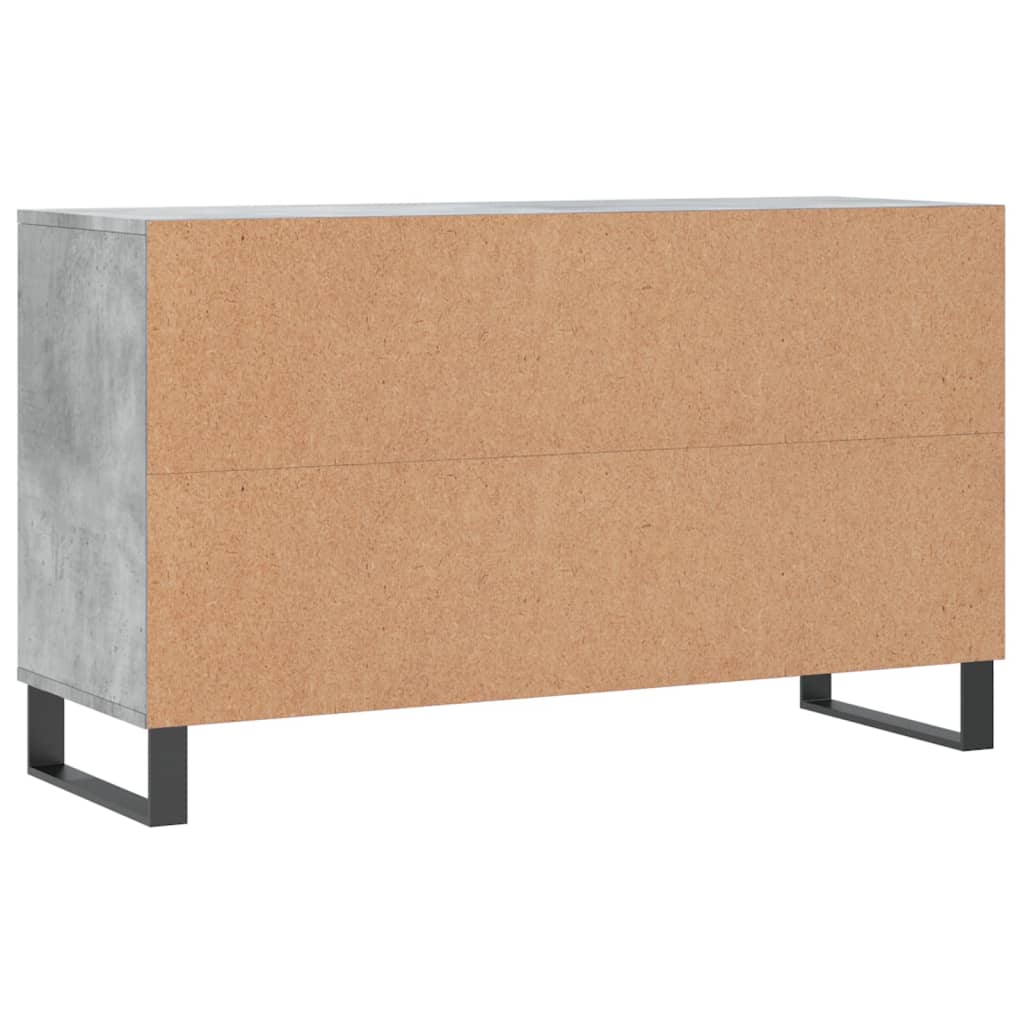 vidaXL Shoe Cabinet Concrete Grey 102x36x60 cm Engineered Wood