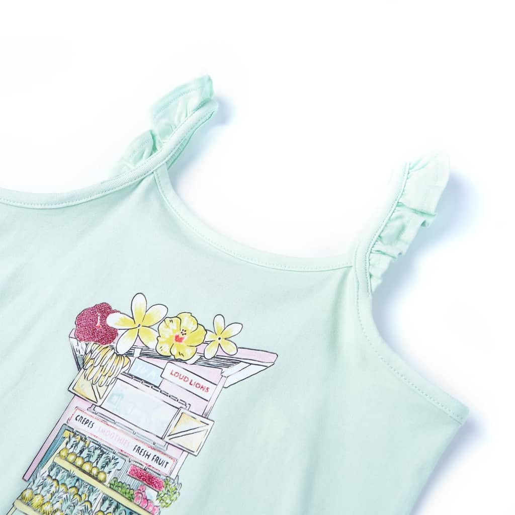 Kids' Tank Top Light Mint 104