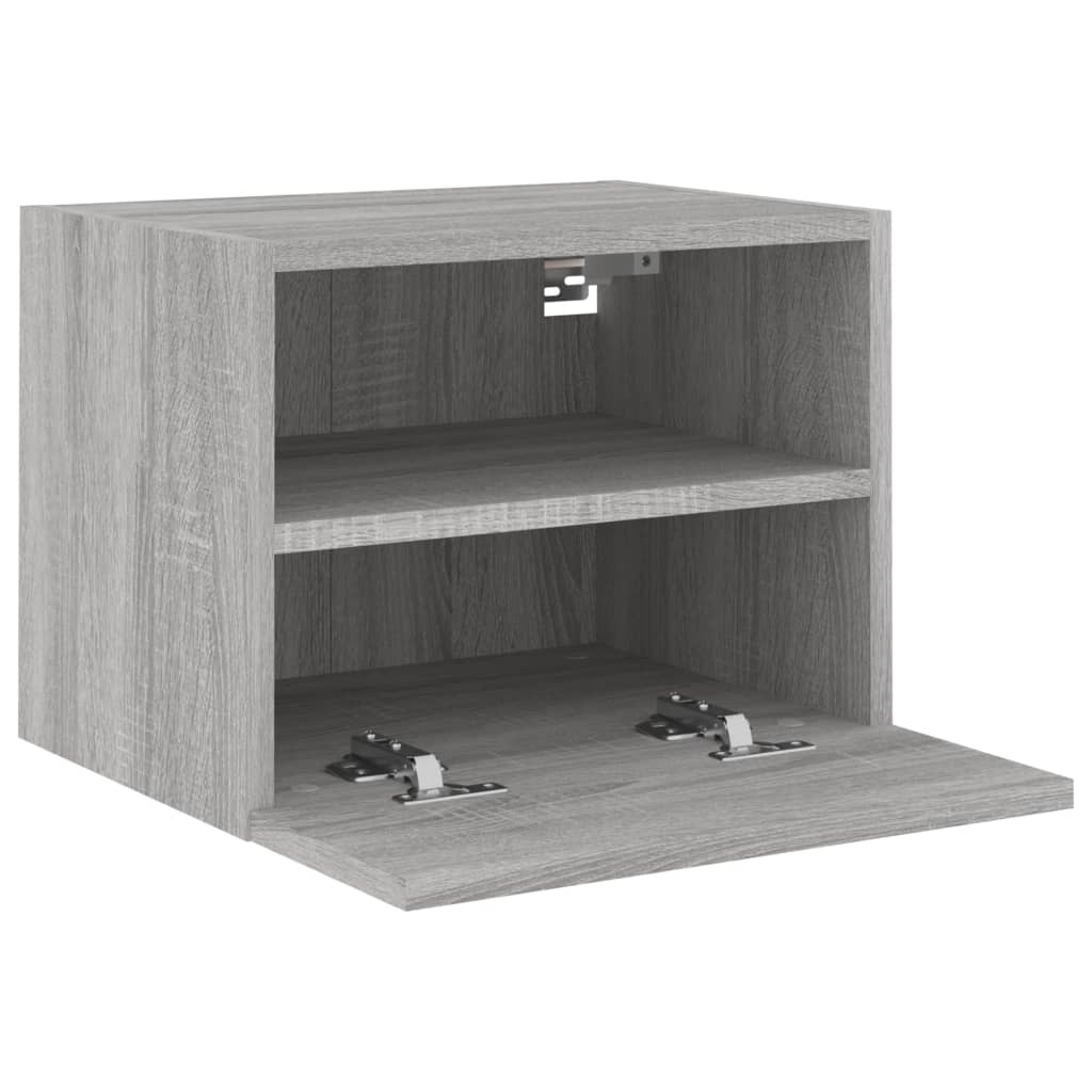 vidaXL TV Wall Cabinets 2 pcs Grey Sonoma 40x30x30 cm Engineered Wood