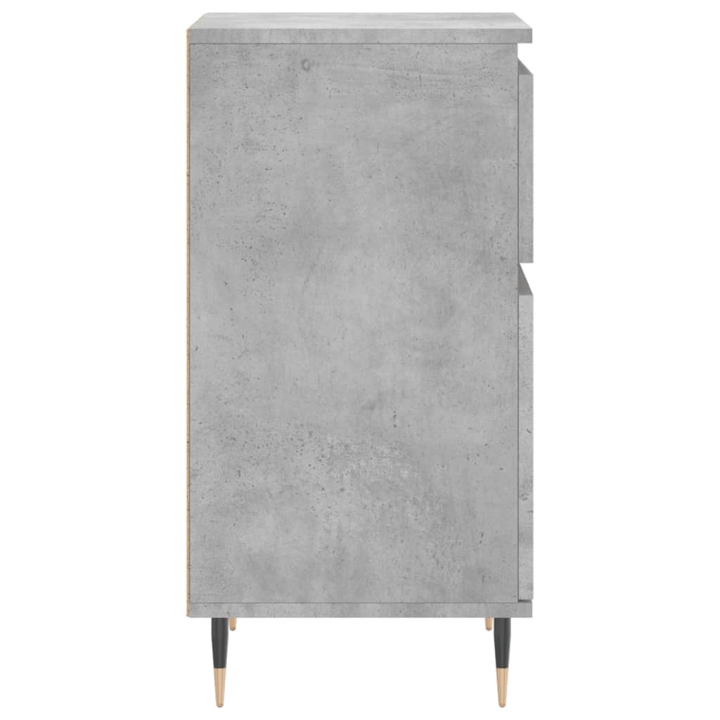 vidaXL Sideboards 2 pcs Concrete Grey 40x35x70 cm Engineered Wood