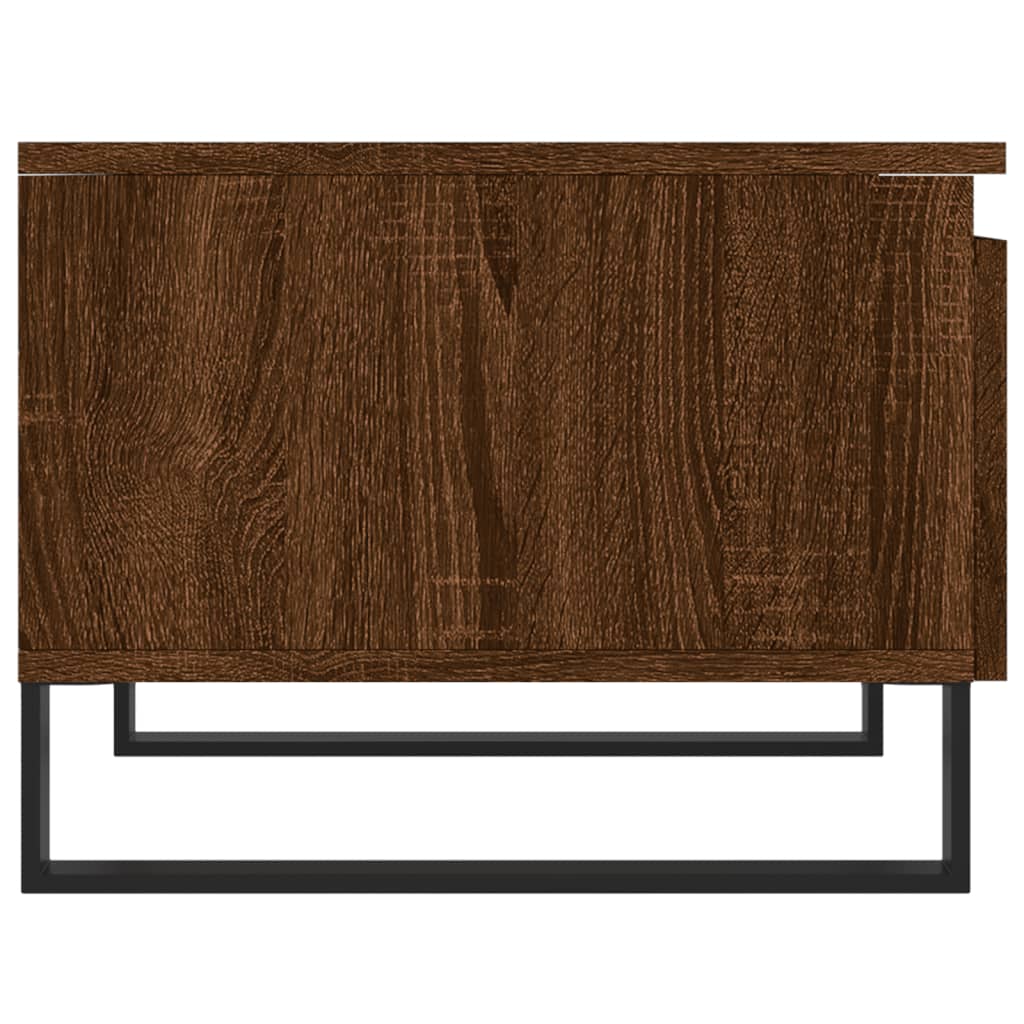 vidaXL Coffee Table Brown Oak 50x46x35 cm Engineered Wood