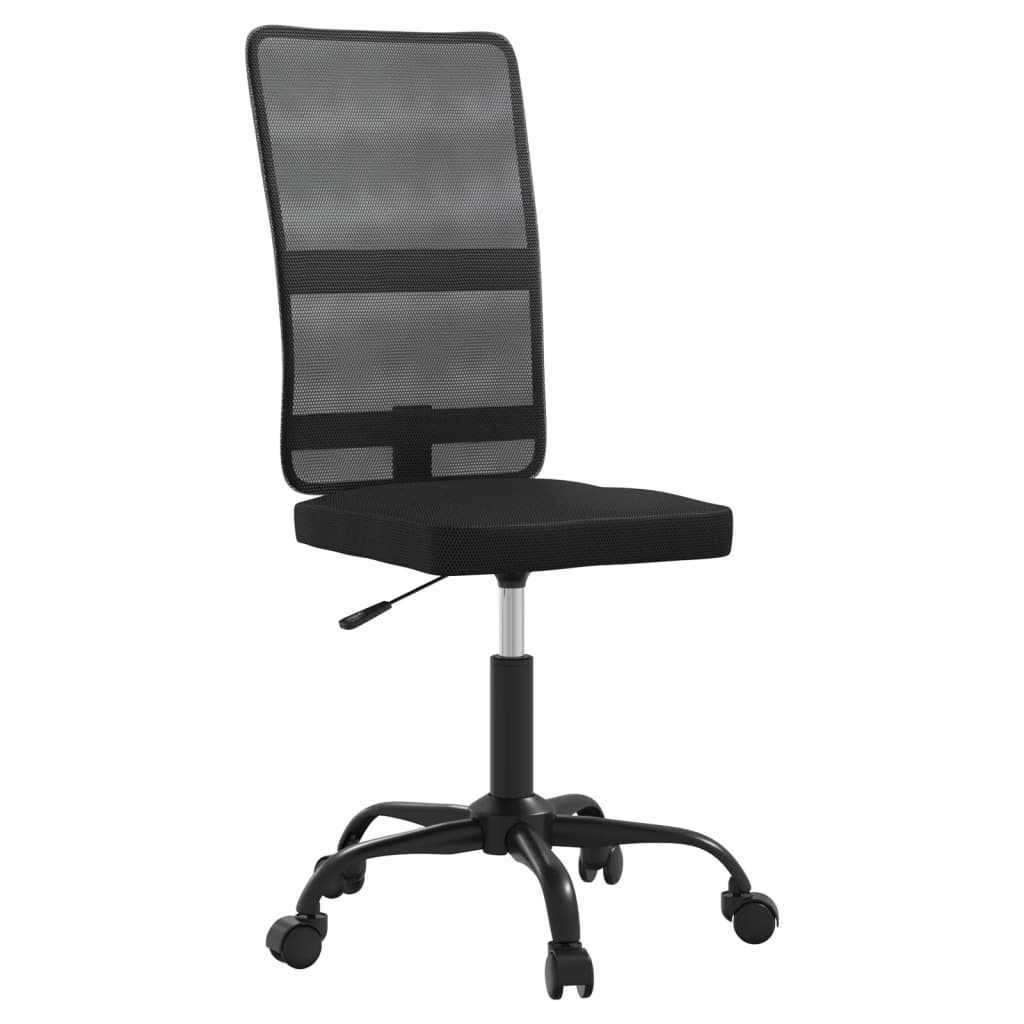 vidaXL Office Chair Black Mesh Fabric