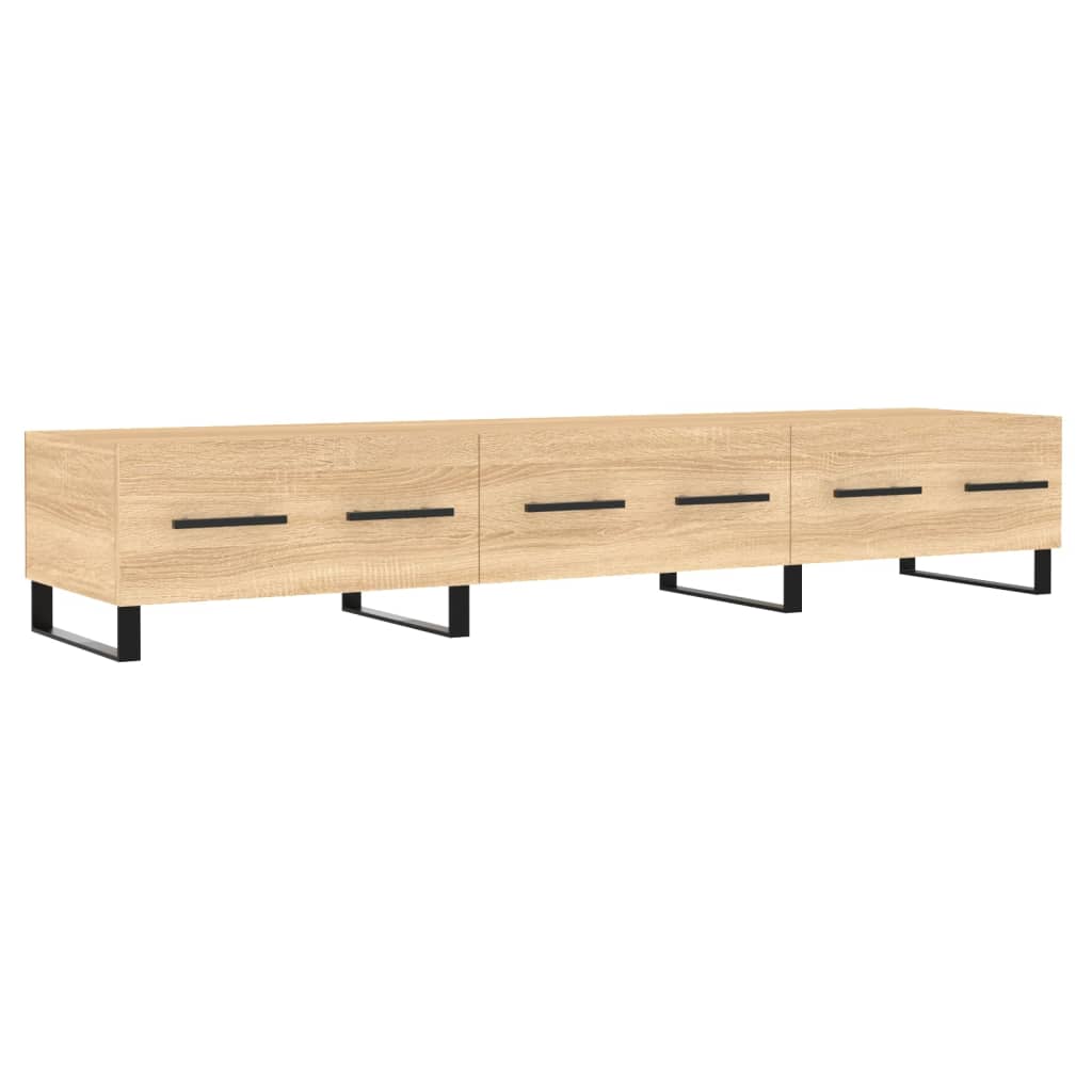 vidaXL TV Cabinet Sonoma Oak 150x36x30 cm Engineered Wood