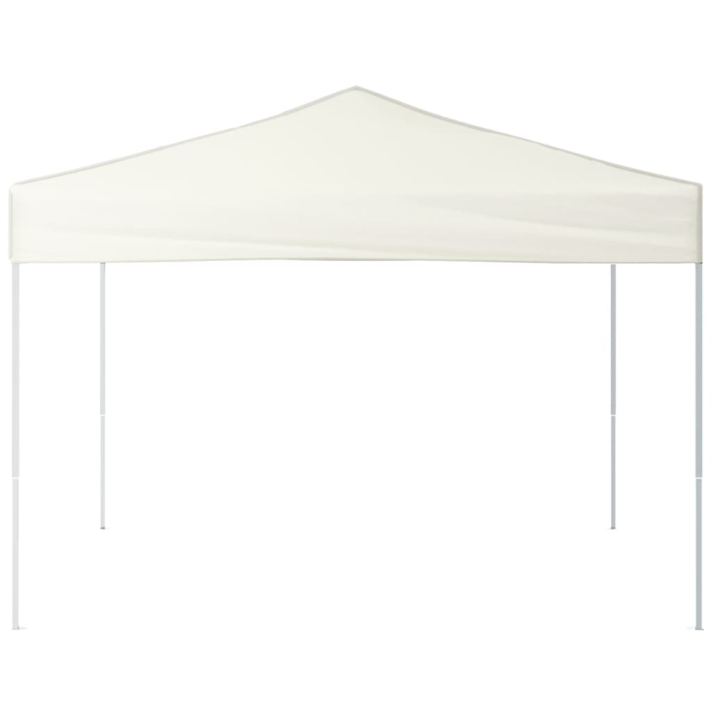 vidaXL Folding Party Tent Cream 3x3 m