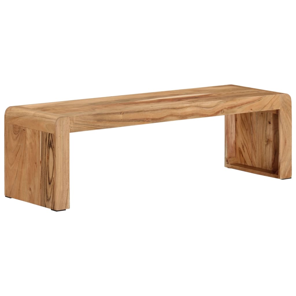 vidaXL TV Stand 110x33x33 cm Solid Wood Acacia