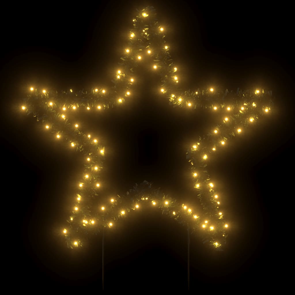 vidaXL Christmas Light Decoration with Spikes Star 115 LEDs 85 cm