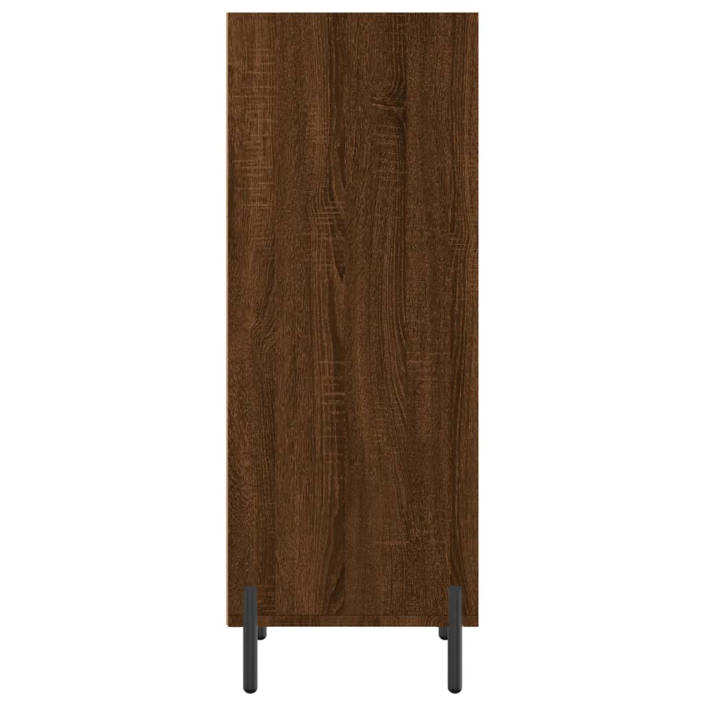 vidaXL Sideboard Brown Oak 34.5x32.5x90 cm Engineered Wood