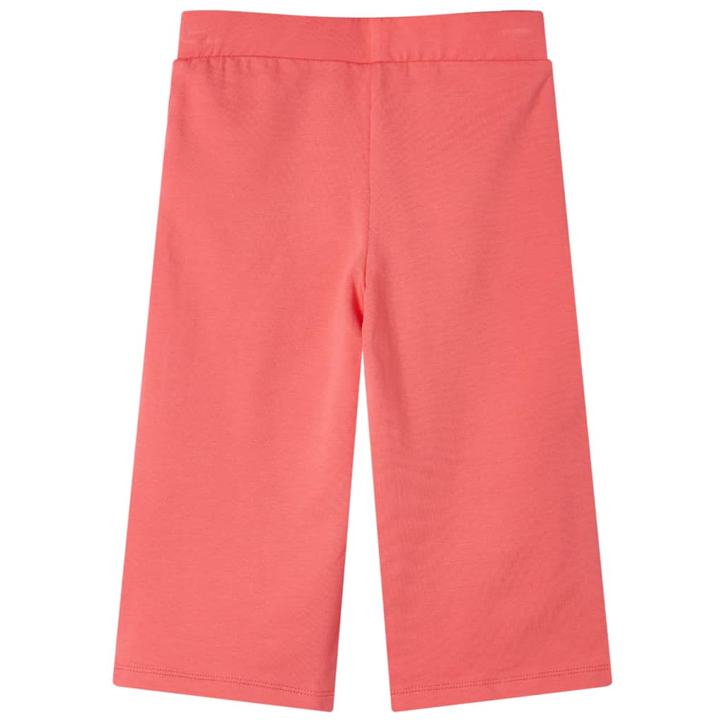 Kids' Pants with Wide Legs Coral 104