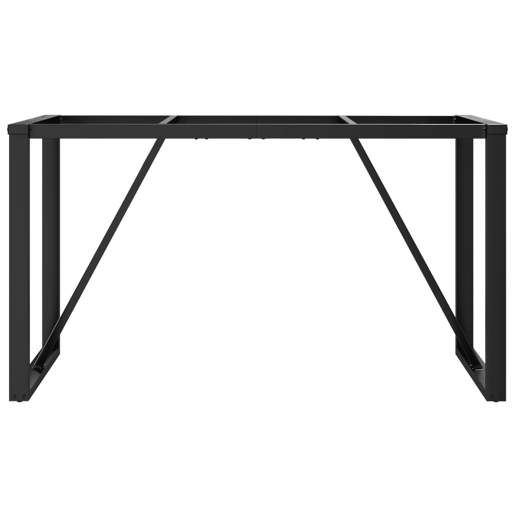 vidaXL Dining Table Legs O-Frame 140x60x73 cm Cast Iron